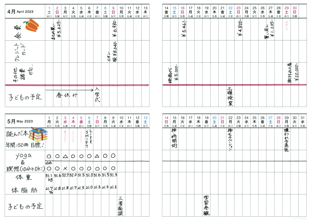 手帳の使い方 | CITTA手帳 | 未来を予約する手帳 | CITTA DIARY 2022